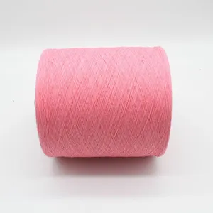 Supply Ne10/1 Socks Yarn Manufacturers Supply Pink Recycled Cotton Yarn thumbnail-1