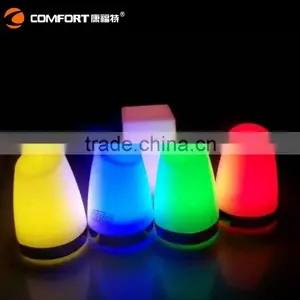 USB Style Plastic LED Night Lights Decorative Warm White Lamp Wireless Rechargeable Table Lamp Quality Choice thumbnail-2