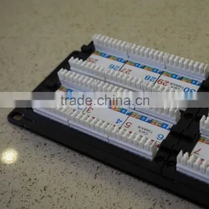 Short Delivery 1U Patch Panel RJ45 UTP 8P8C Network 24 Ports thumbnail-3