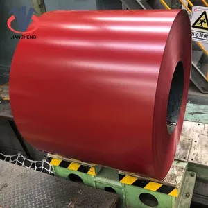 High Quality Color Coated Steel Coils RAL 3020 Prepainted Ppgi Coils Price thumbnail-5