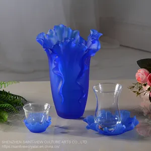 Arabic Mabkhara Restaurants Coffee Tea Unique Modern Poppy Incense Burner Cups Set Manufacturer thumbnail-5