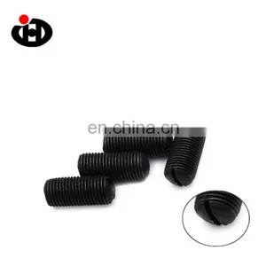High Quality Carbon Steel Gr8.8 Flat Point Slotted Set Screw M10 thumbnail-1