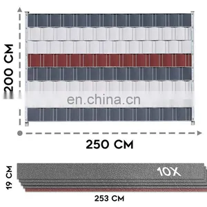 Garden Hard PP PVC Plastic Fence Security Screen Strips thumbnail-4