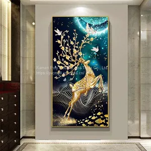 Abstract Painting Horse Crystal Porcelain Painting Art Living Room Decoration thumbnail-2