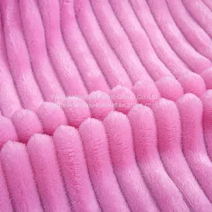 Super Soft 100%Polyester Solid Coral Fleece, Flannel Fleece Microfiber Throw Blanket thumbnail-2