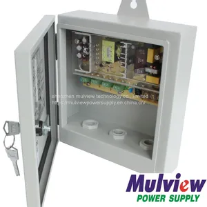 4CH 12V4a 50W Outdoor Waterproof Access Control Voltage Stabilizer CCTV Power Supply Unit thumbnail-1