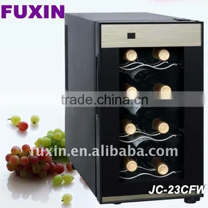 FUXIN:JC-23CFW.Table Top Fridge With 8 Bottles / Mini Wine Chiller /micro Cool Mini Fridge. thumbnail-1
