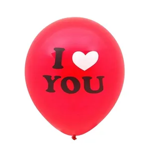 Will You Marry Me/Just Married/Mr and Mrs/I Love You/Helium Printed Heart Latex Globo Balloon Balloon for Wedding Decoration thumbnail-3