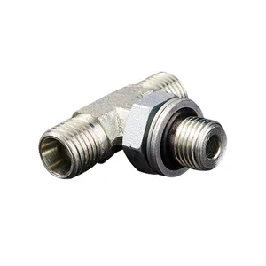 Stainless Steel - High-Pressure Hydraulic Tubing Compression Fitting Universal Union (ACGC), Swivel Joint, Hydraulic Tee Pipe Fitting thumbnail-5