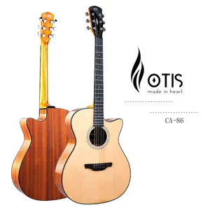 Otis CA-86 Otis Guitar Factory Guitar Supplier Musical Instrument B2B 40inch Glossy Solid Top Guitars thumbnail-1