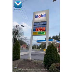 China Factory Waterproof Gas Station Led Fuel Price Sign Display Customize Size for Global Gas Station Retailers thumbnail-1