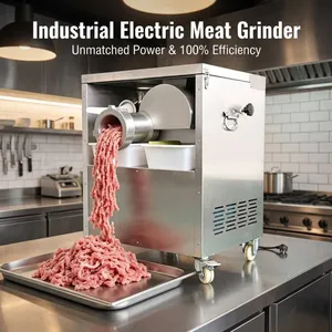 QJR-400 Industrial Electric Meat Grinder Machine Professional Meat Slicer Mincer Shredder for Large Scale Food Factory thumbnail-1
