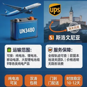 Air Freight DDP Service From China to Slovenia for Over‑100WH High‑Power Lithium‑ion Batteries, Nation‑Wide Door‑to‑Door Delivery Across Slovenia thumbnail-1