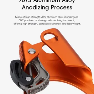 Customized Outdoor Rock Climbing SRT Hand Ascender Device Mountaineer Handle Ascender Left Hand Right Hand Climbing Equipment Rope Tools 8-13mm thumbnail-4