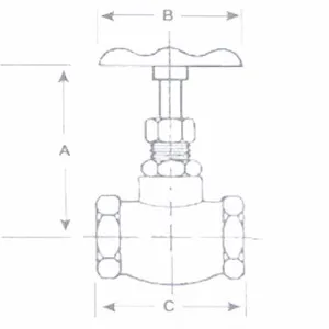 CONTROL LINE Ball Valve 372001-01 Brass Manual Ball Valve thumbnail-2