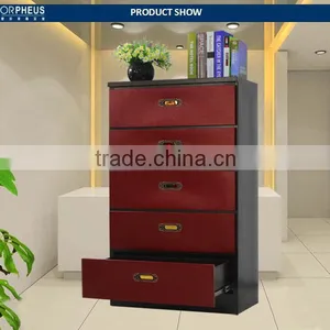 Orpheus Household Cabinet Furniture New 2016 Red Cabinet Modern Fashion Chest Of Drawer Cabinet thumbnail-2