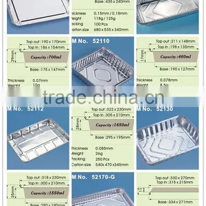 Packing Aluminum Square Tray Steam Full Pan thumbnail-1