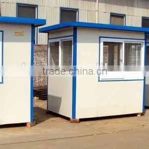 High Quality Factory Price Movable Portable Outdoor House Stainless Steel Guard Security Prefab Sentry Box thumbnail-2