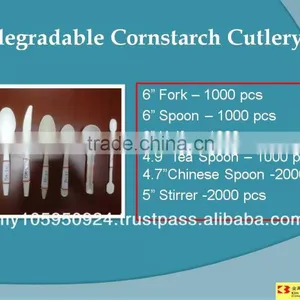Biodegradable Cornstarch Cutlery thumbnail-1