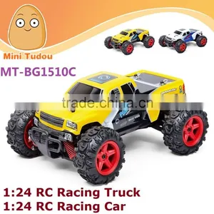 Minitudou High Speed Racing Car Ratio 2.4GHz All-wheel-drive 2.4G 4D RC Monster MT-BG1510C 1 24 Scale Model Trucks thumbnail-3