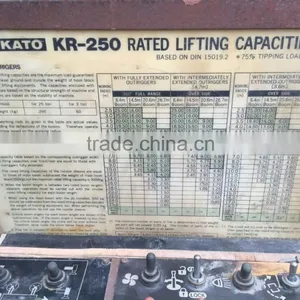 New Arrival Original Japan Made Kato Rough Terrian Crane Kr25h-3 Model Kato 25t Rough Crane KR25H KR50 thumbnail-4