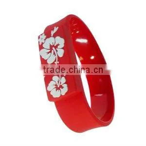 Rubber Usb Bracelet for Promotion 16gb thumbnail-1