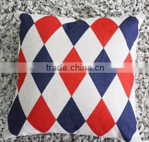 Linen Colmfortable Printed Decorated Throw Pillow thumbnail-4