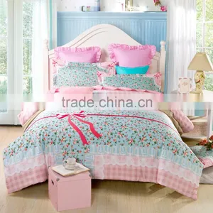 Simple Sweet Style All Size 4 Pcs Bedding Set thumbnail-2