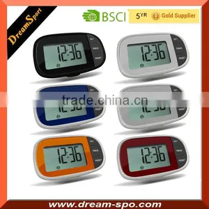 2015 New Design Pedometer Large Logo Printing Position With Soft Rubber Keypad Calorie Pedometer thumbnail-1