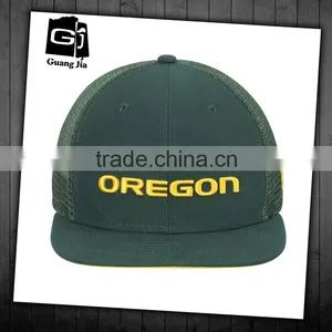Wholesale Customized Mesh Caps 3d Embroidery 6 Panel Short Brim Trucker Hats thumbnail-1