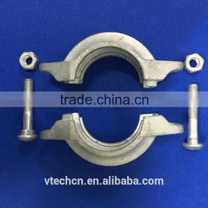 1-1/2" or 2" Ridged Clamp / With Seal - Gray Iron thumbnail-3
