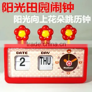 Flower Flip Clock Digital Alarm Clock Customize Flip Clock thumbnail-1