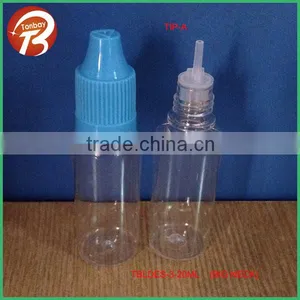 10ml 15ml 20ml 30ml 50ml Empty Plastic Clear PET e Liquid Bottle With Three Holder Tips&childproof Cap Engraved Triangle Sign thumbnail-5