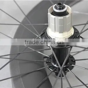 Bicycles Carbon Wheels Wide Carbon Wheels With Sapim Spokes Chinese Carbon Wheelset W56T thumbnail-3