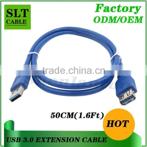 Shenlantuo USB 3.0 Extension Cable A Male to A Female 50cm USB 3.0 AM To AF Cable for Data Sync and Charging thumbnail-3