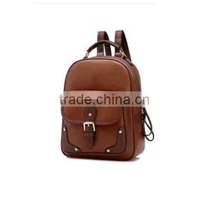 Fashion PU Women Backpack With Good Quality thumbnail-3