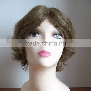 Short Curly Bob Wigs for Asian Women thumbnail-2