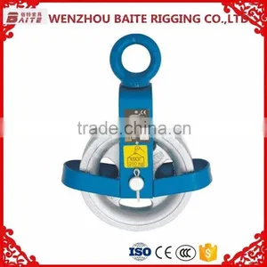 Green Industrial Big Pulley 250kg CE Approved Chain Hoist Pulley Block Made in China thumbnail-2