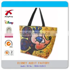 Lady Reusable Canvas Shopping Tote Bag Hand Bag thumbnail-4