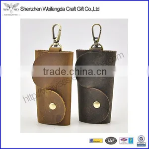 European Retro Leather Compact Key Holders Bag thumbnail-1