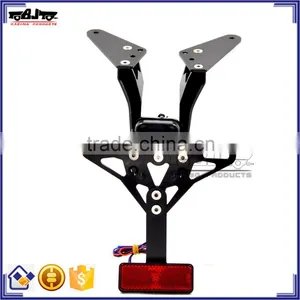 BJ-LPL-TMAX001 Motorbike Fashionable Popular Lisence Plate Bracket Black CNC Aluminum Tail Bracket for Yamaha T MAX 530 thumbnail-3