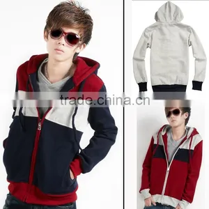Plain High Quality Hoodies With Zipper thumbnail-1