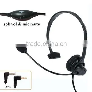 Professional Cordless Telephone Headset Microphone HSM-81J2.5vcmute thumbnail-1