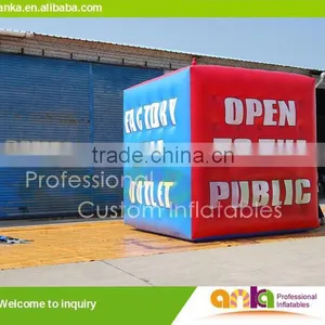 Custom Logo Inflatable Helium Cube Balloon, Advertising Large Helium Balloon thumbnail-1