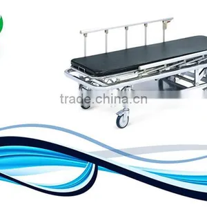 Manual 3 Functions Ambulance Stretcher Dimensions Adjustable Stretcher Trolley thumbnail-1