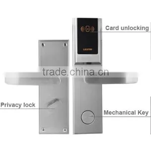 LSD8098 Silvery Rfid Card Door Entry System Electronic Hotel Lock thumbnail-3