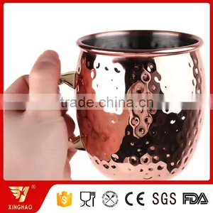 Luxury 18.6oz Dotted Cooper Mug With Ear thumbnail-2