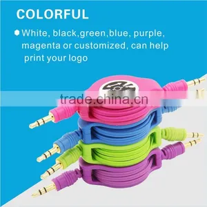 Wholesale Colorful Retractable Optical Audio Cable 3.5mm From China Manufacturer thumbnail-3