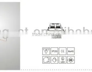 7w Recessed Led Ceiling Lights Fixtures thumbnail-1