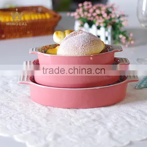 Oval Ceramic Bakeware Baking Pan thumbnail-1
